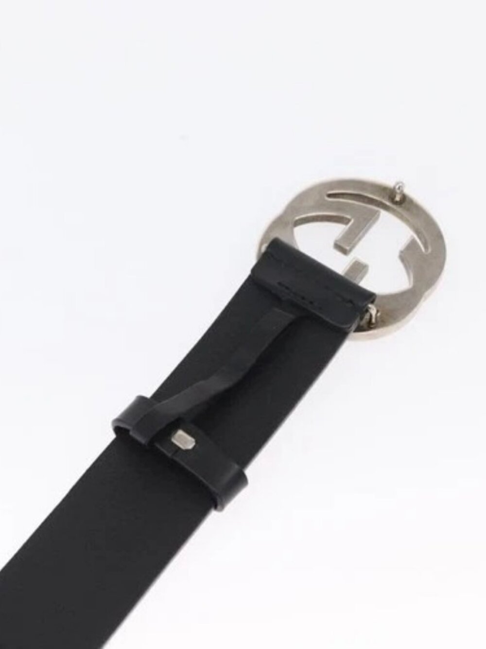 GUCCI Belt Leather 39.8"" Black 309253 Auth ka1719V - Picture 15 of 16